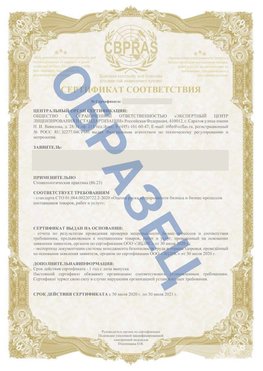 Образец Сертификат СТО 01.064.00220722.2-2020 Кагальницкая Сертификат СТО 01.064.00220722.2-2020 