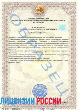 Образец сертификата соответствия (приложение) Кагальницкая Сертификат ISO 27001